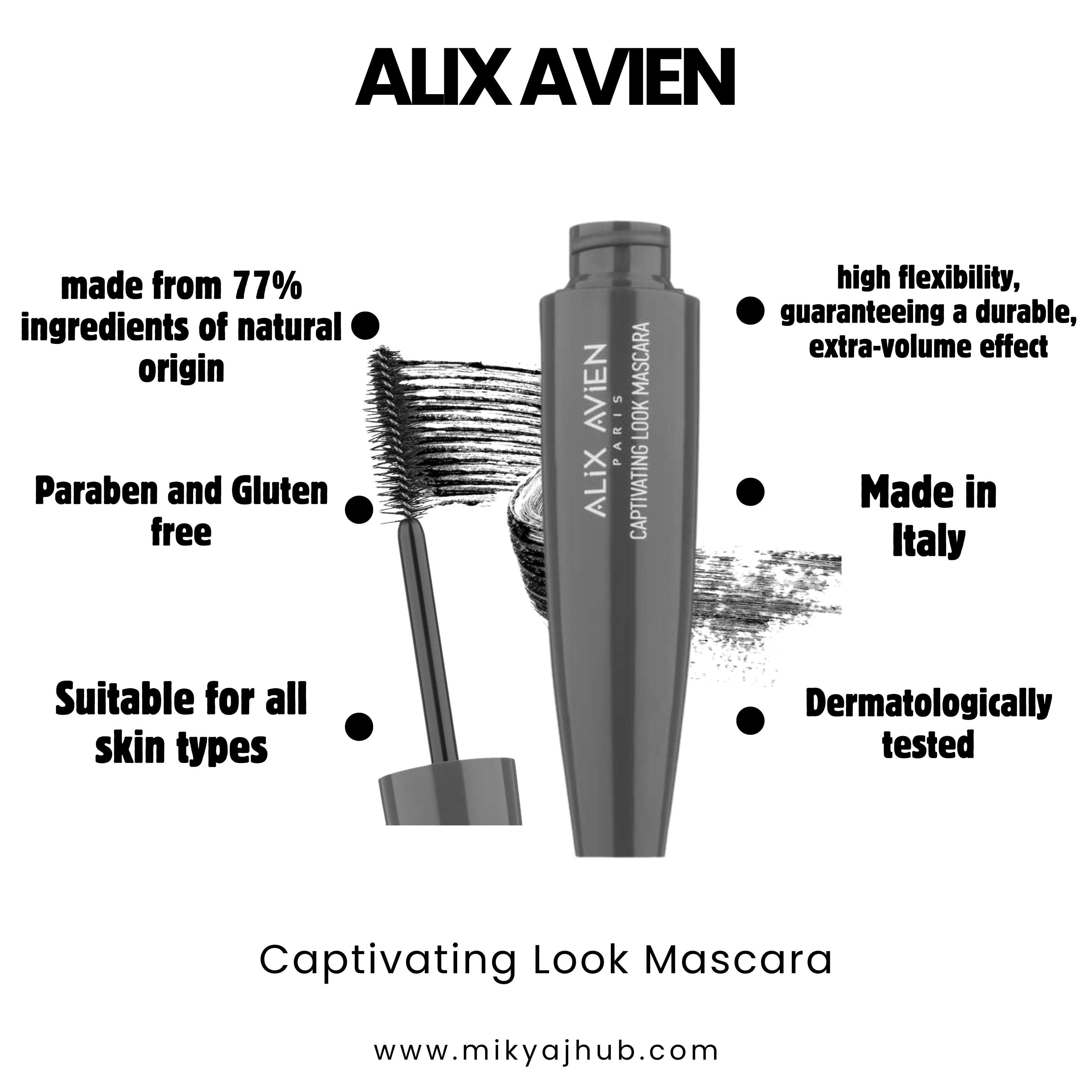 ALIX AVIEN CAPTIVATING LOOK MASCARA – Mikyajhub