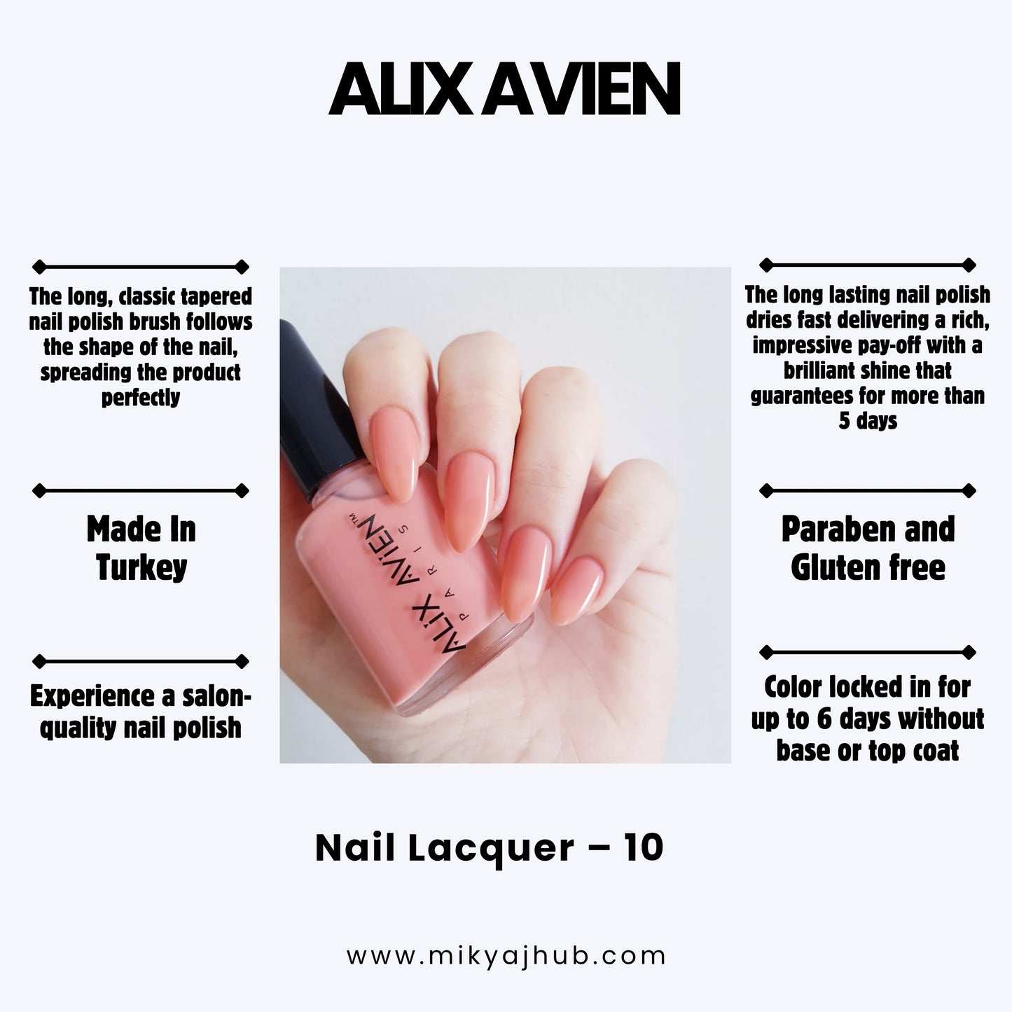 ALIX AVIEN NAIL POLISH 10