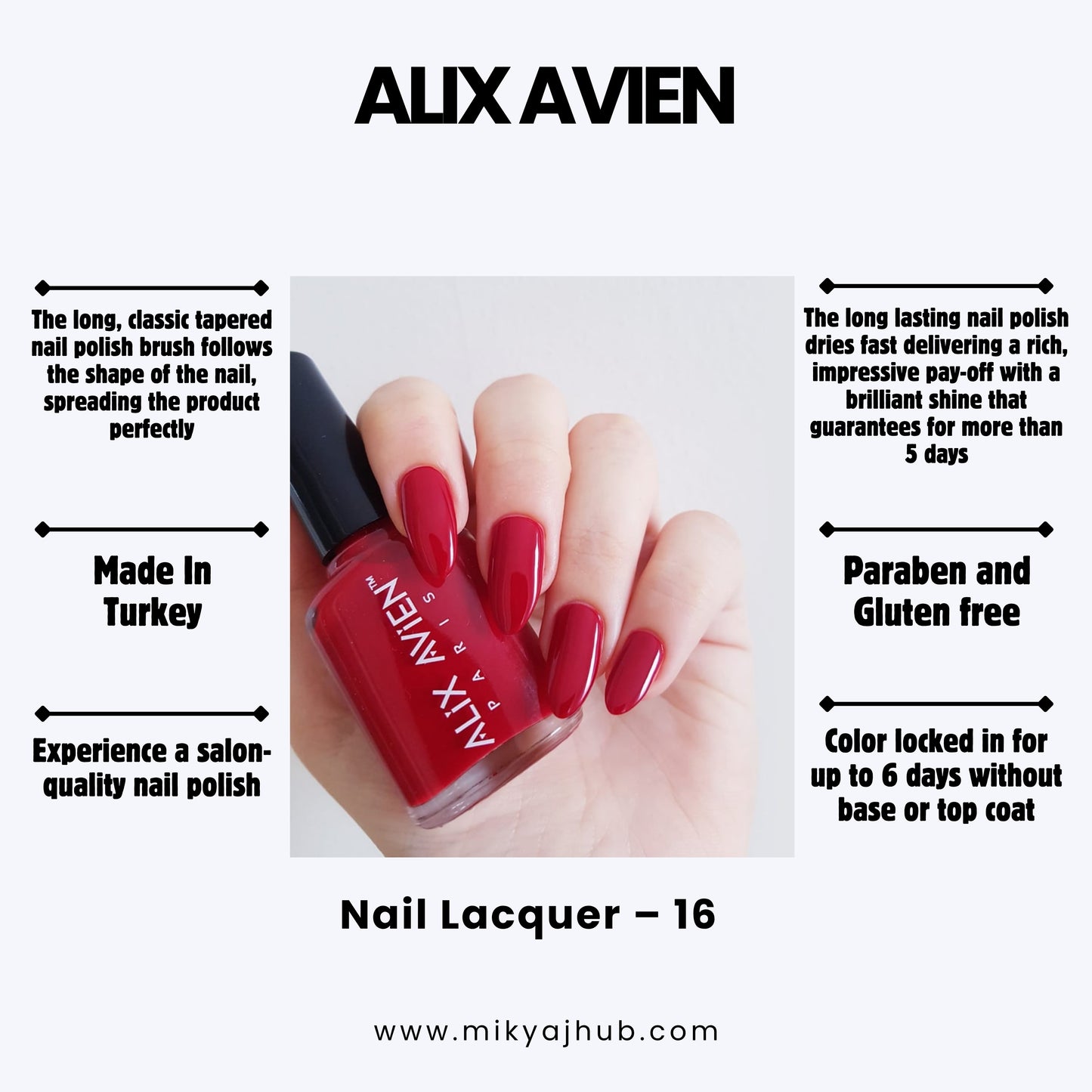 ALIX AVIEN NAIL POLISH 16
