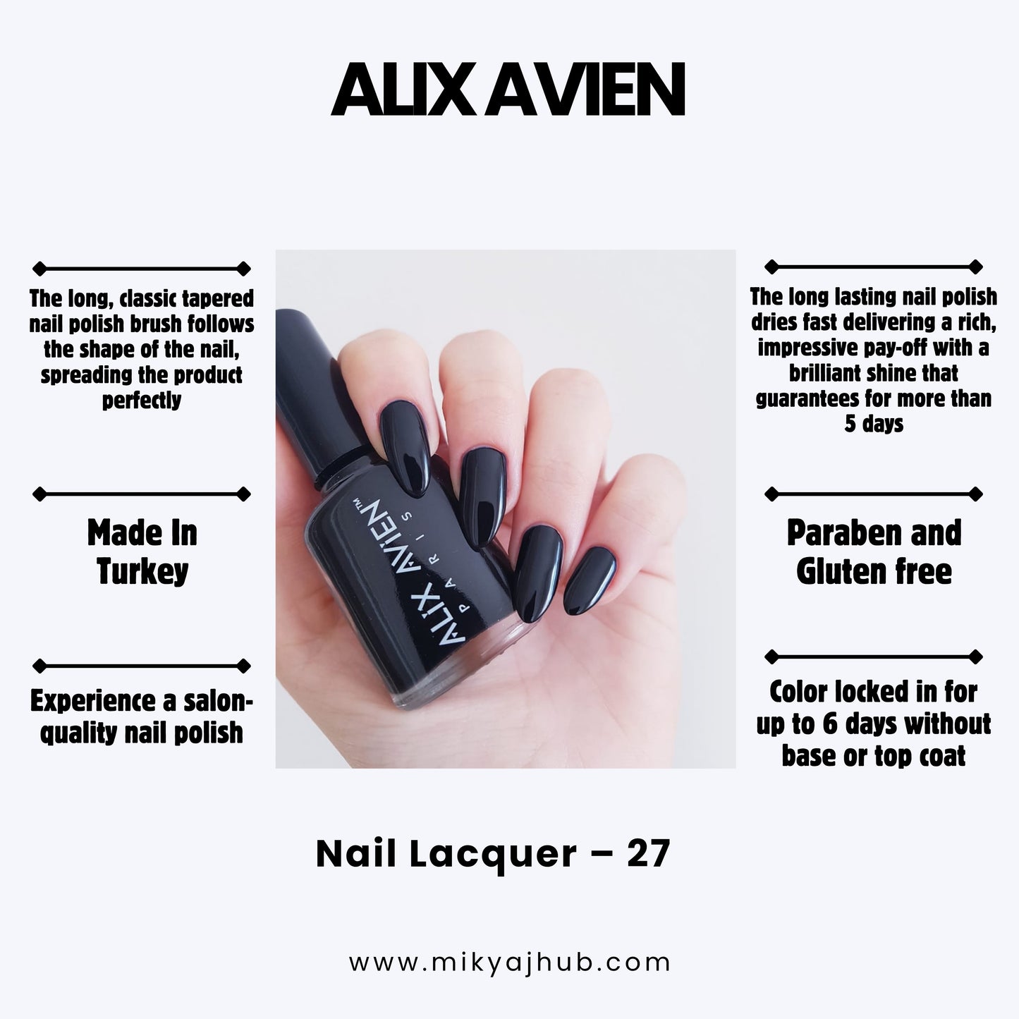 ALIX AVIEN NAIL POLISH 27