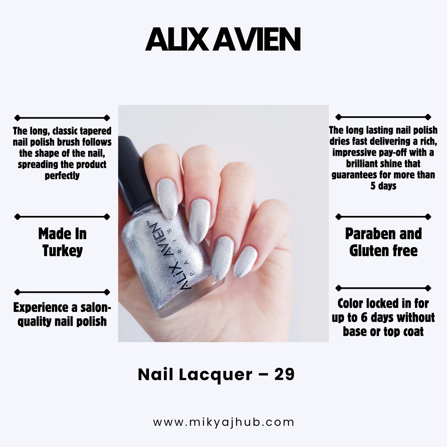 ALIX AVIEN NAIL POLISH 29