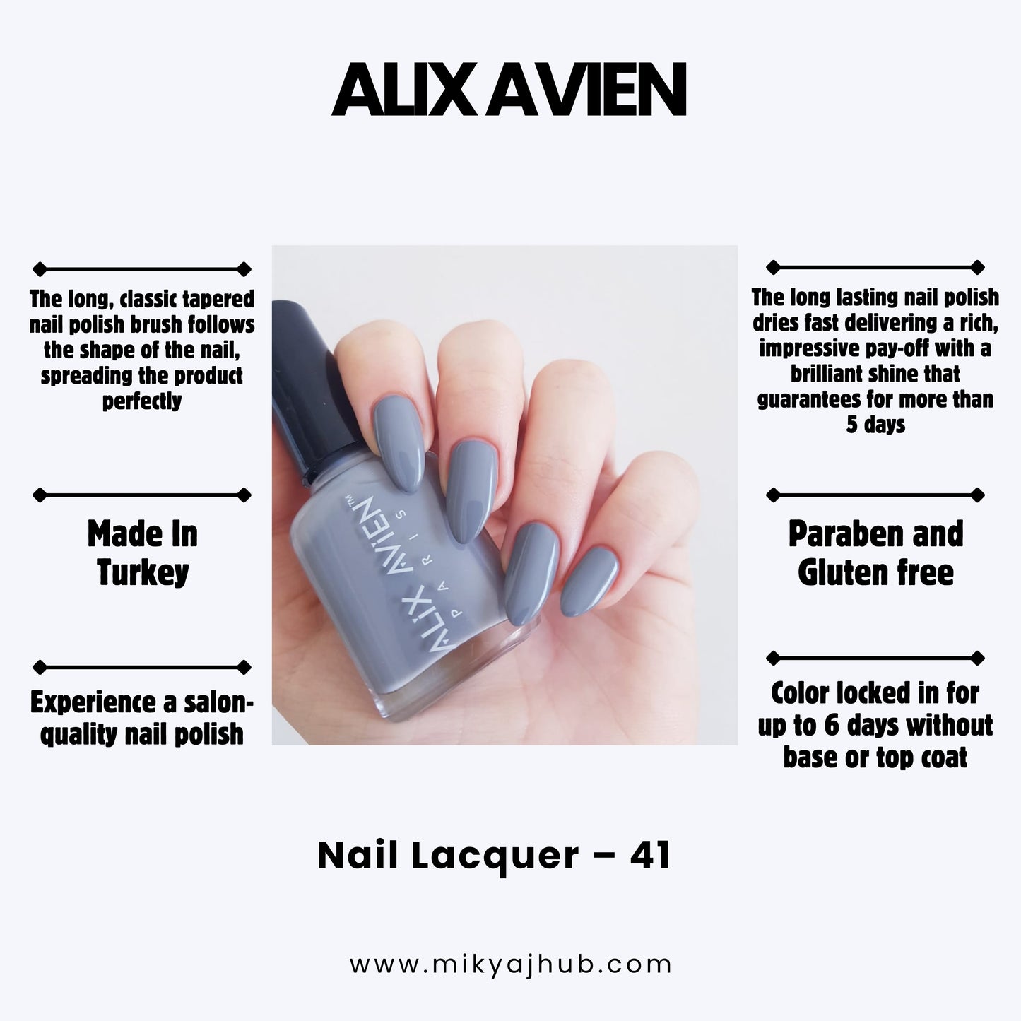 ALIX AVIEN NAIL POLISH 41
