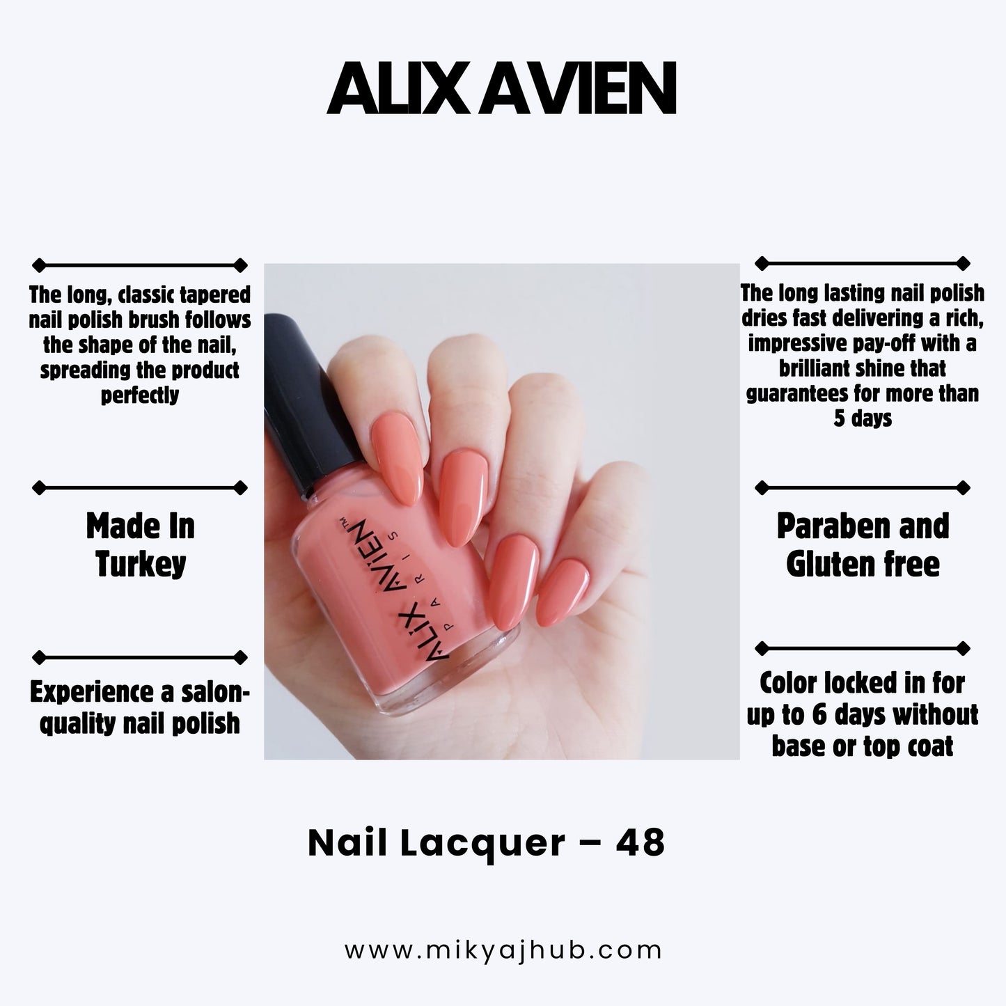 ALIX AVIEN NAIL POLISH 48