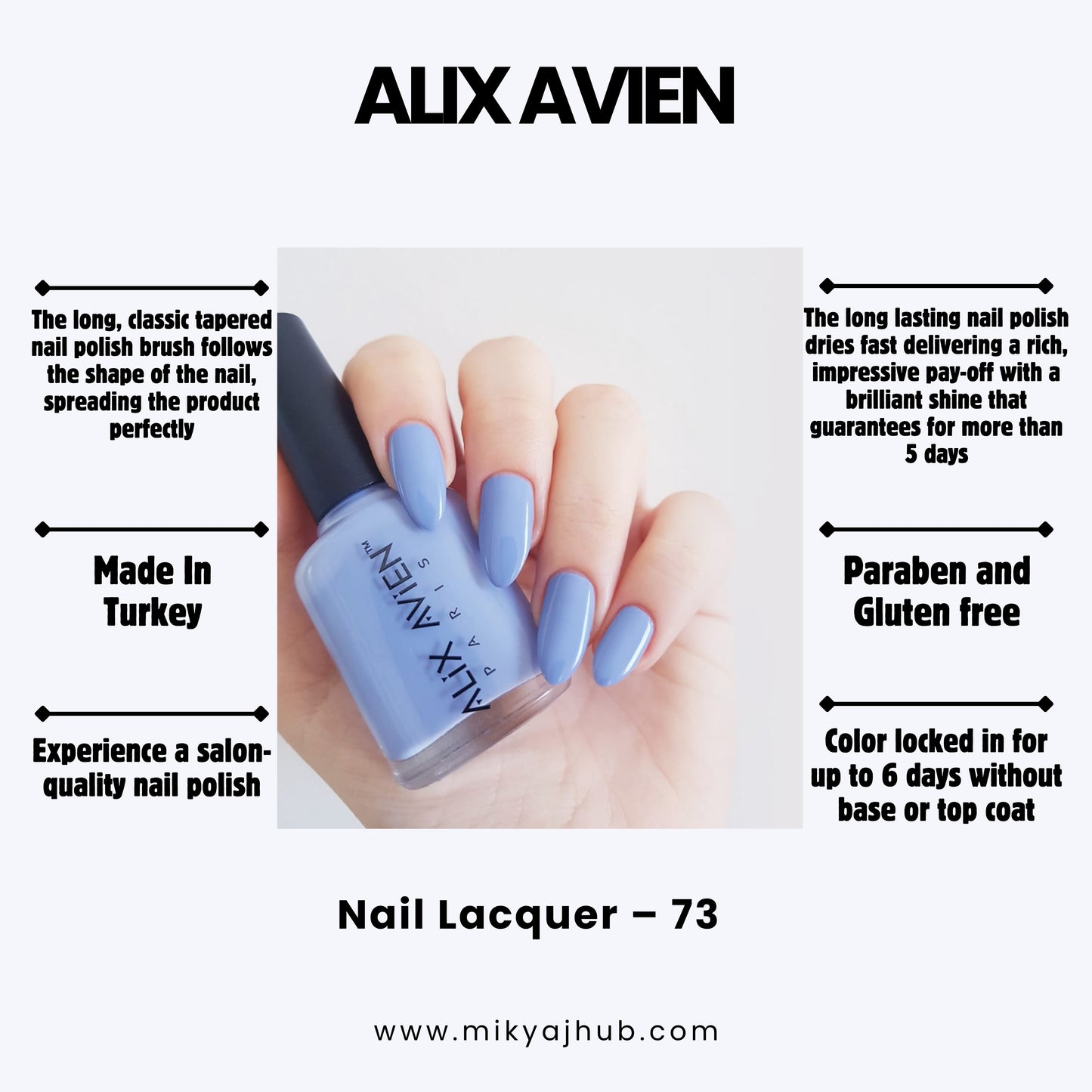 ALIX AVIEN NAIL POLISH 73