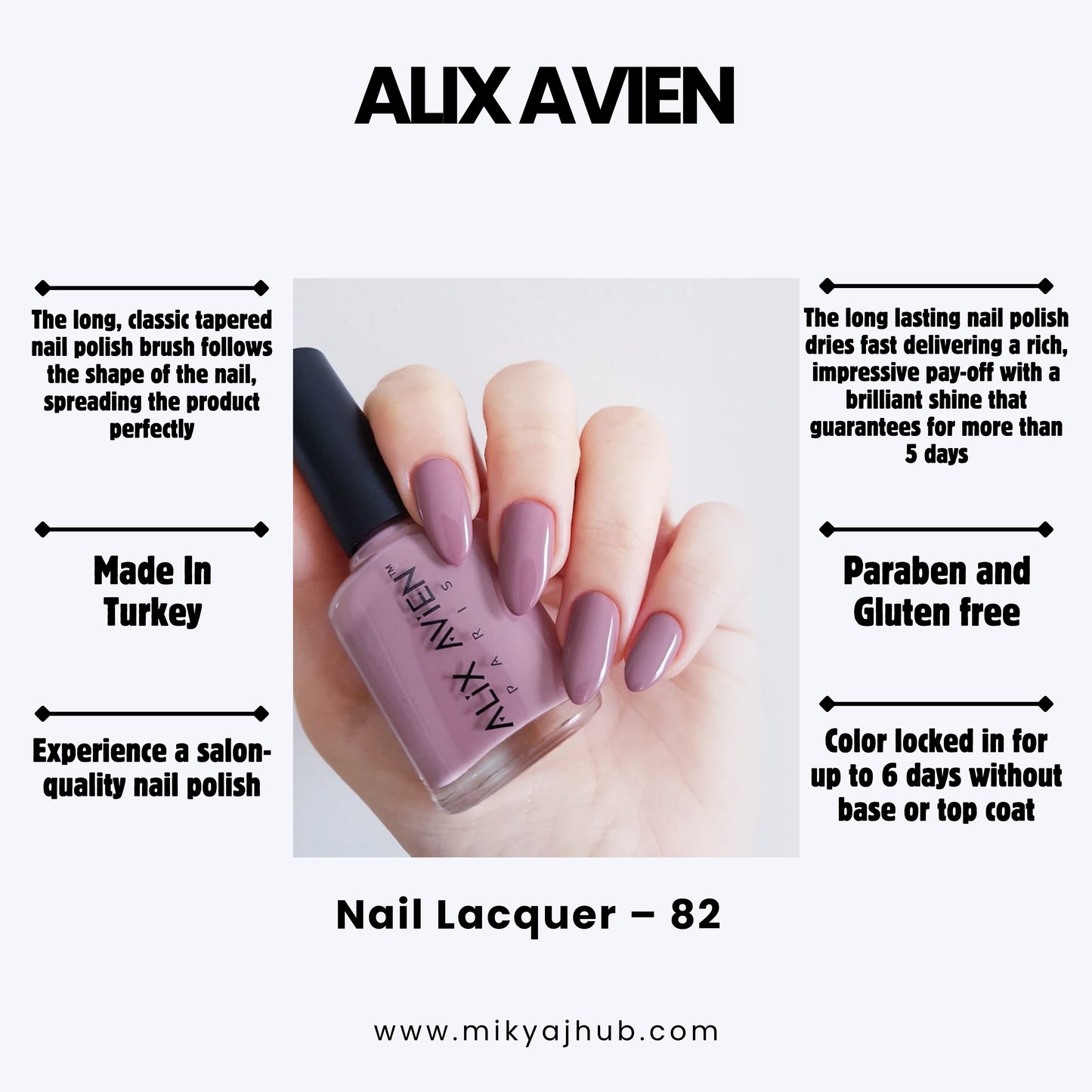 ALIX AVIEN NAIL POLISH 82