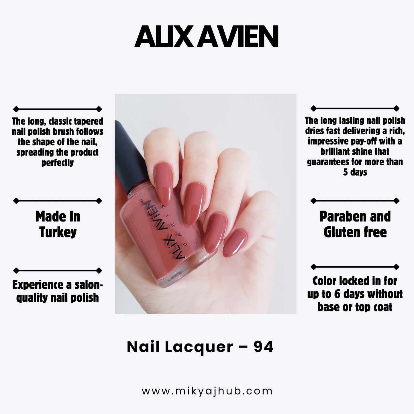 ALIX AVIEN NAIL POLISH 94
