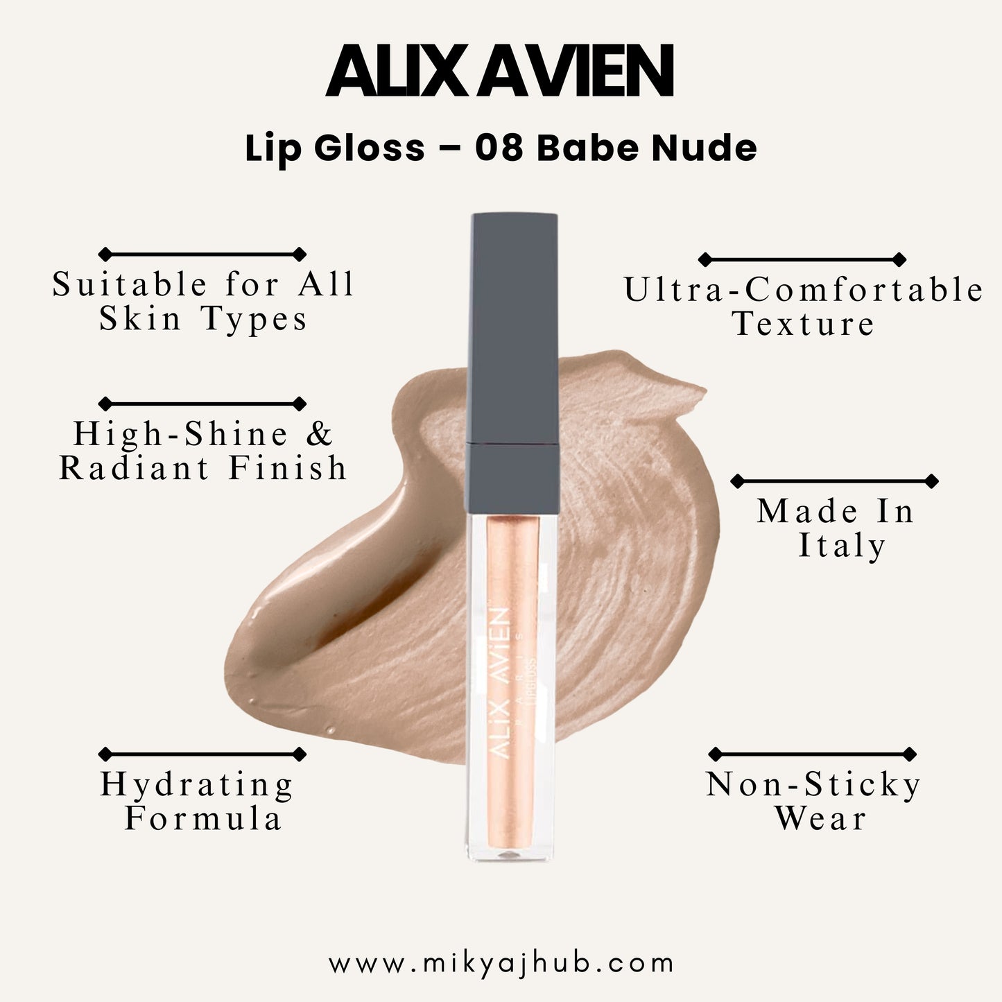 Lip Gloss – 08 Babe Nude