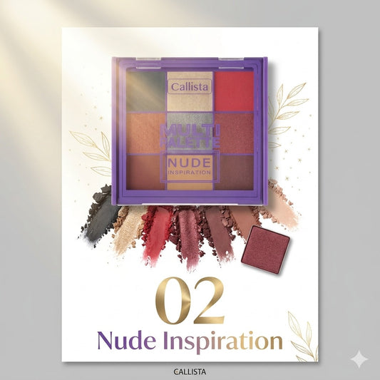 Callista Eyeshadow Palette 02 Nude Inspiration