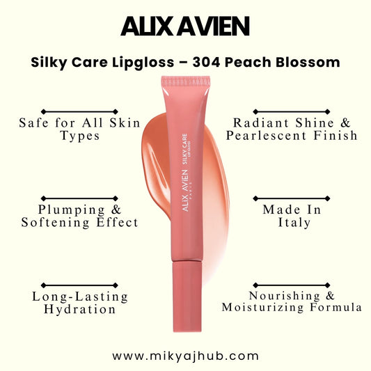 Silky Care Lipgloss – 304 Peach Blossom