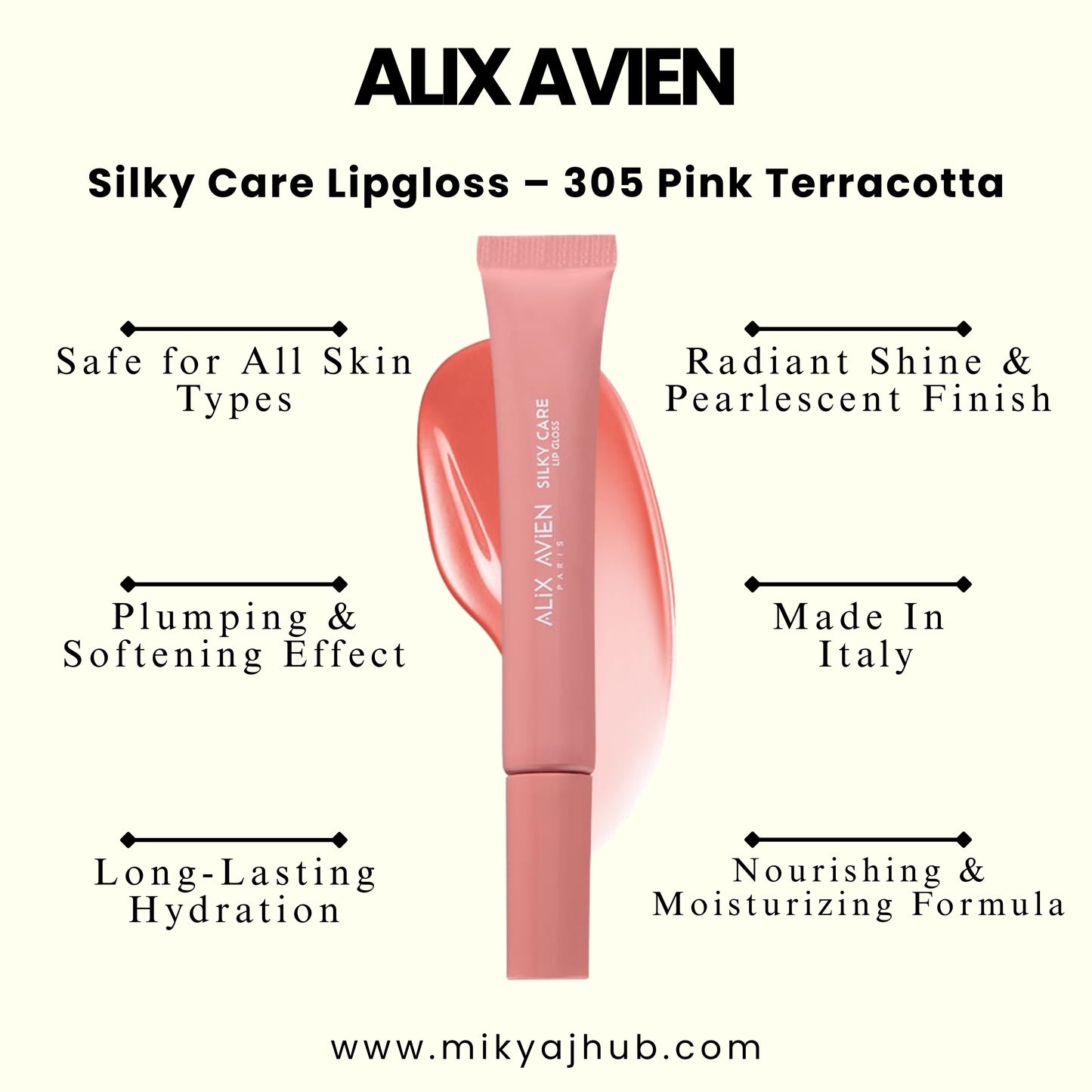 Silky Care Lipgloss – 305 Pink Terracotta