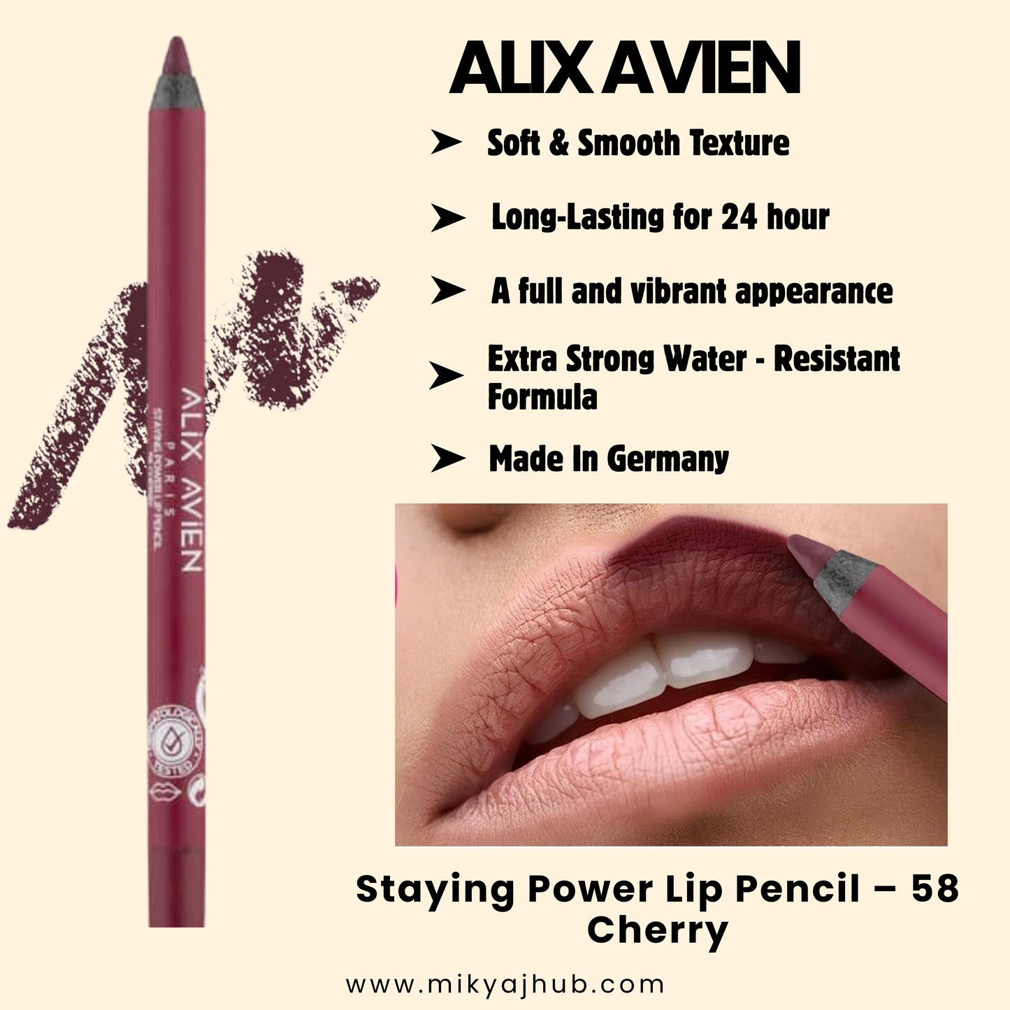 Lip Pencil – 58 Cherry