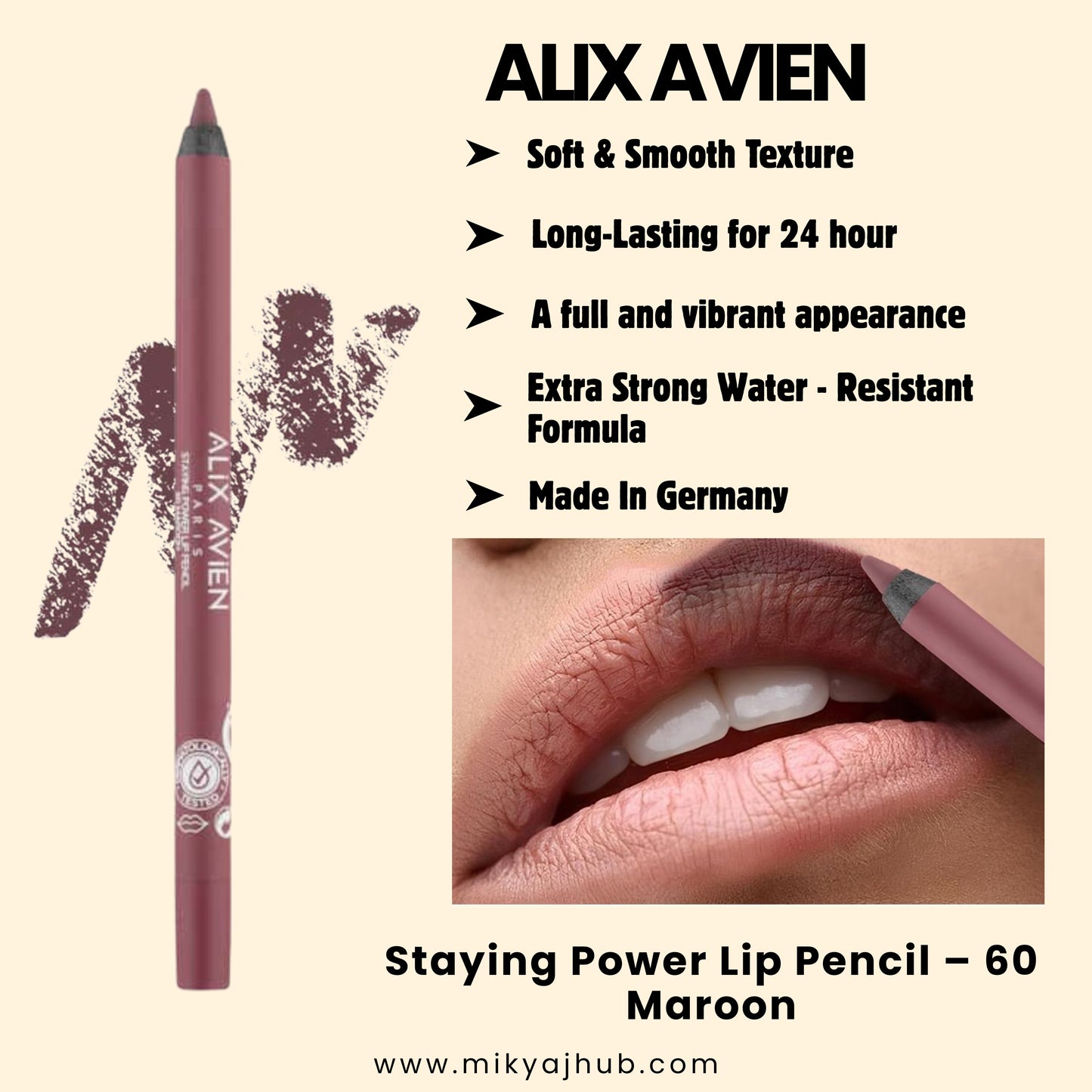 Lip Pencil – 60 Maroon