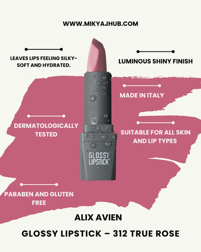 Glossy Lipstick – 312 True Rose