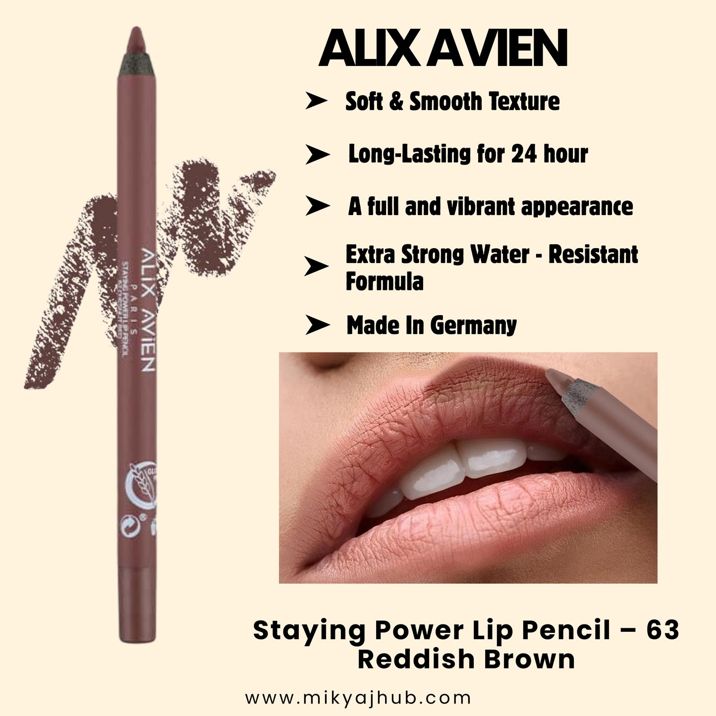 Lip Pencil – 63 Reddish Brown