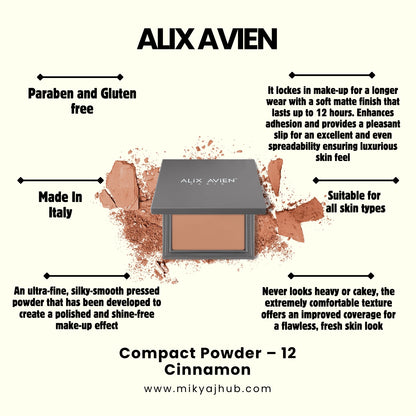 ALIX AVIEN COMPACT POWDER-P12 - CINNAMON