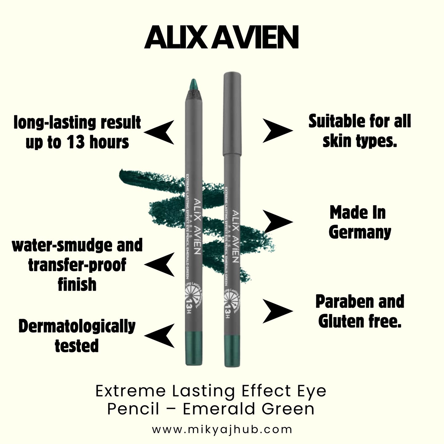 Extreme Lasting Effect Eye Pencil – Emerald Green