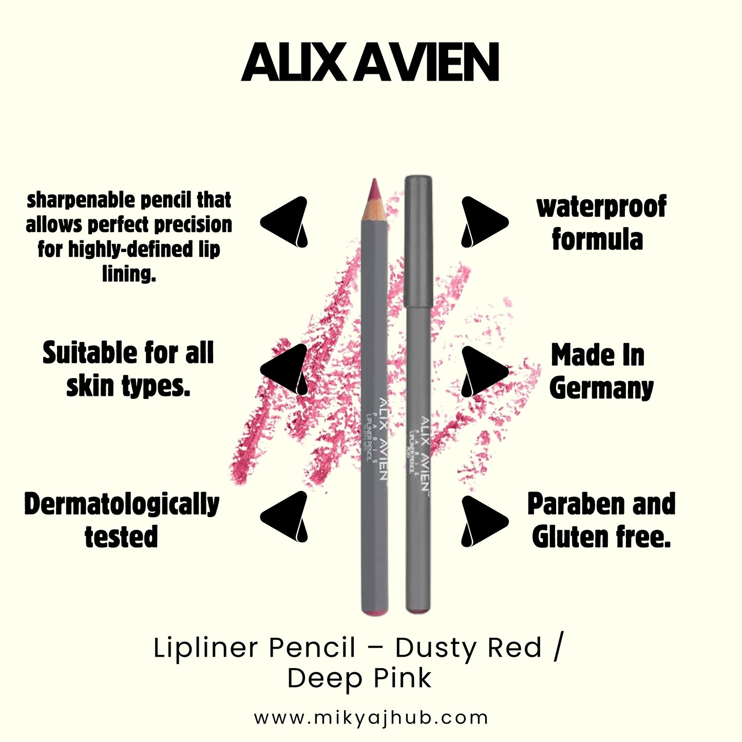 Lipliner Pencil – Dusty Red