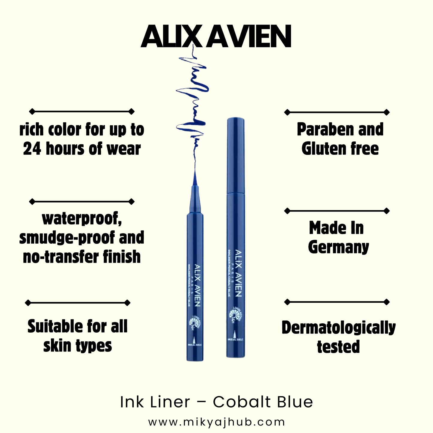 ALIX AVIEN INK LINER - COBALT BLUE