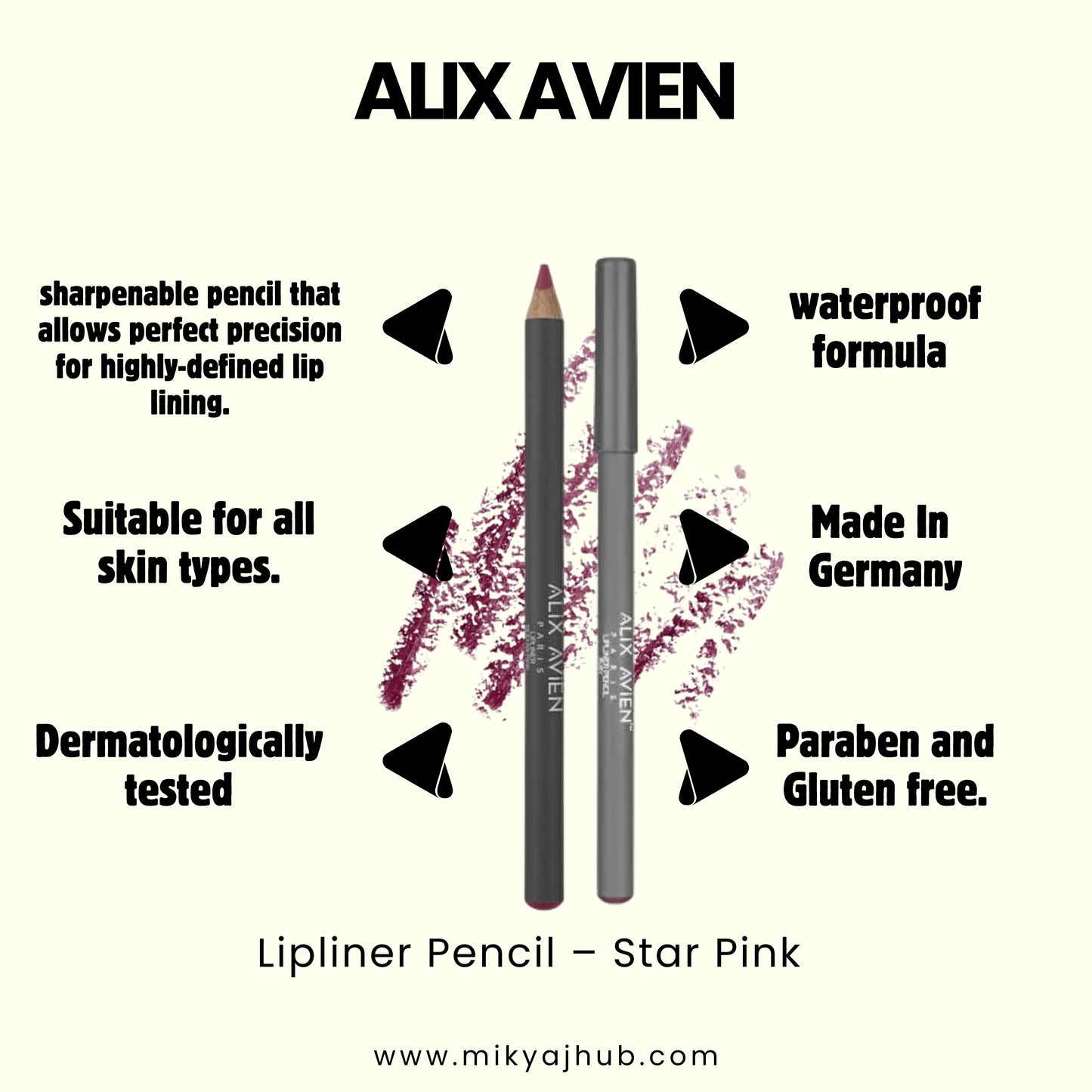 Lipliner Pencil – 10 Star Pink