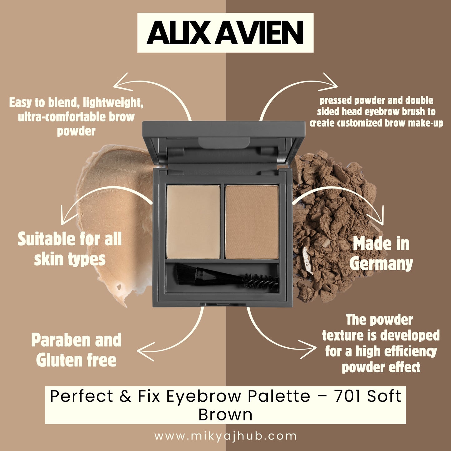 Eyebrow Palette – 701 Soft Brown