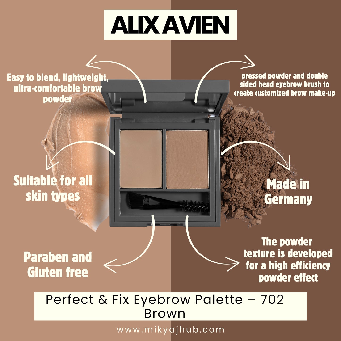 Eyebrow Palette – 702 Brown