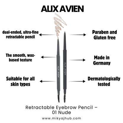 ALIX AVIEN RETRACTABLE EYEBROW PENCIL - 1 NUDE