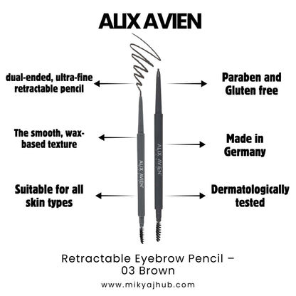 ALIX AVIEN RETRACTABLE EYEBROW PENCIL - 3 BROWN