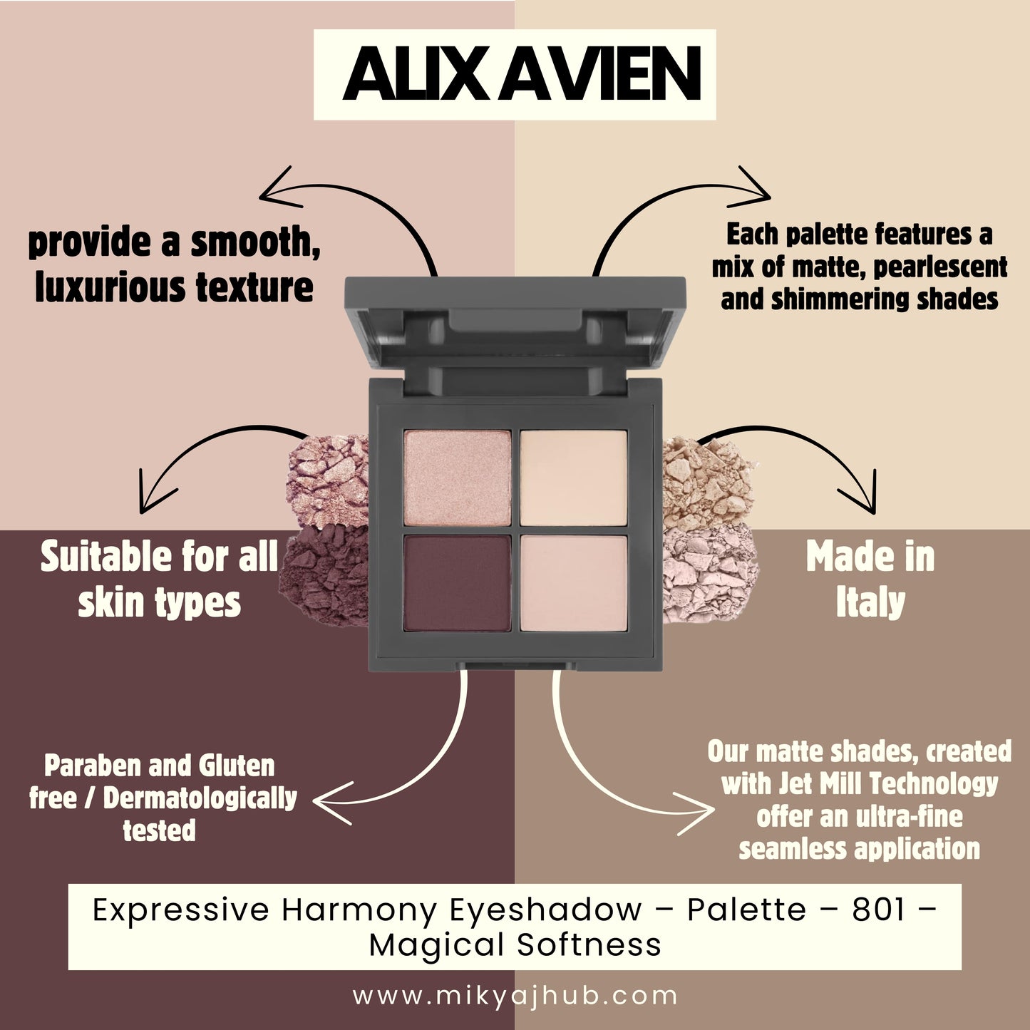 Eyeshadow – Palette – 801 – Magical Softness