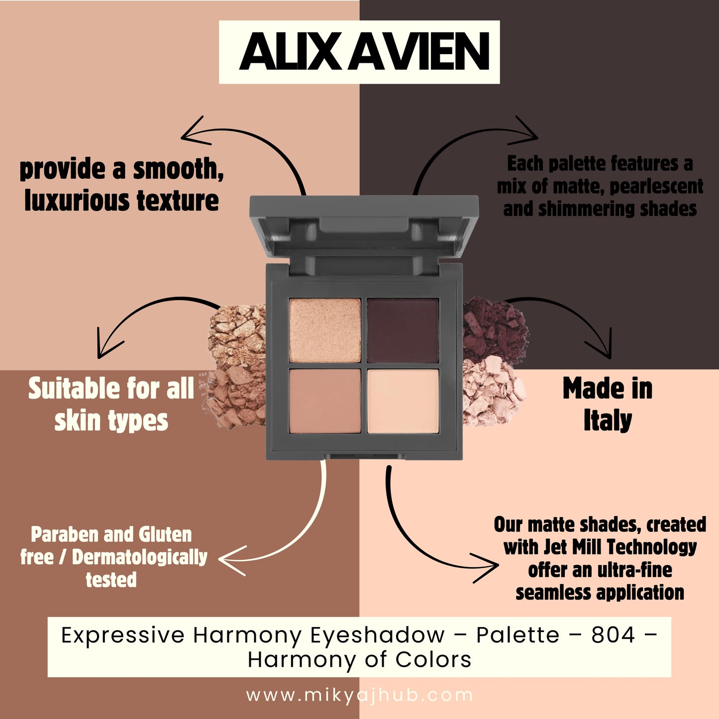 Eyeshadow – Palette – 804 – Harmony of Colors