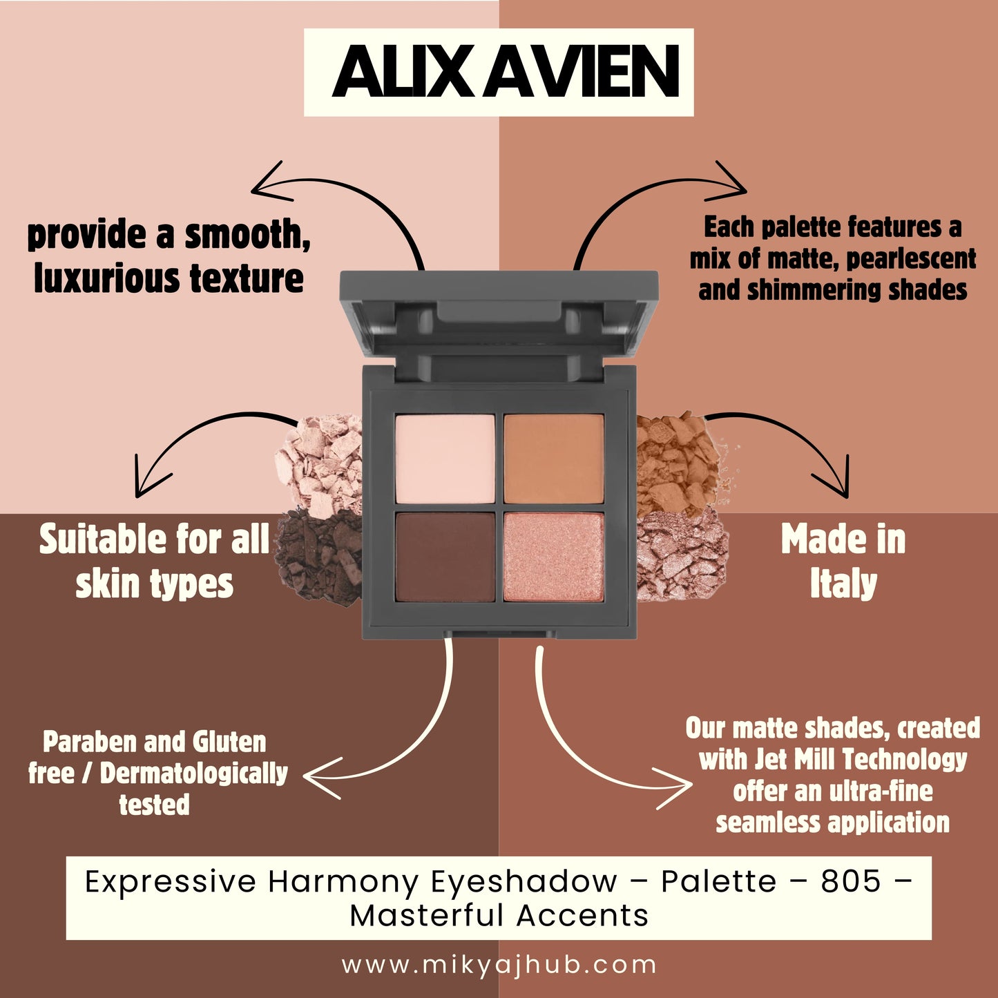 Eyeshadow – Palette – 805 – Masterful Accents