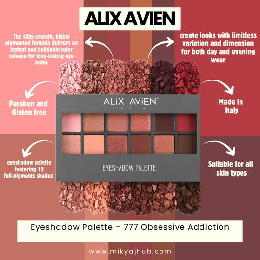 ALIX AVIEN EYE SHADOW PALETTE - 777 OBSESSIVE ADDICTION