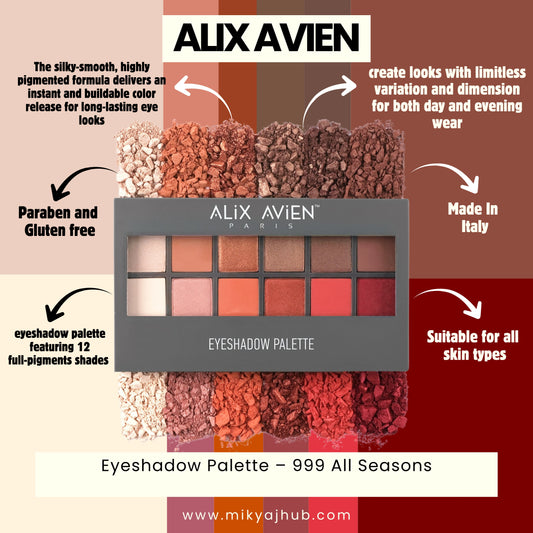 ALIX AVIEN EYE SHADOW PALETTE - 999 ALL SEASONS