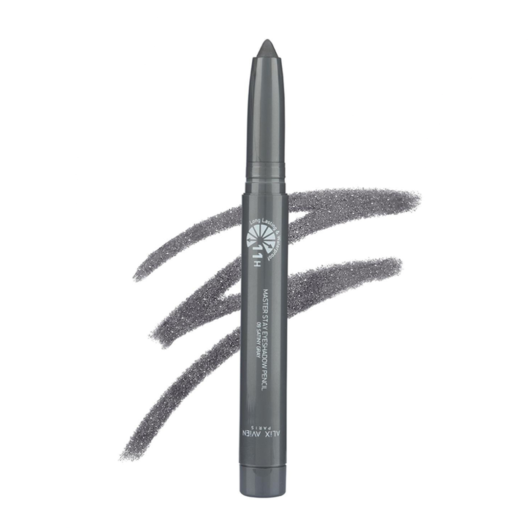 ALIX AVIEN MASTER STAY EYESHADOW PENCIL 09 SATINY GRAY