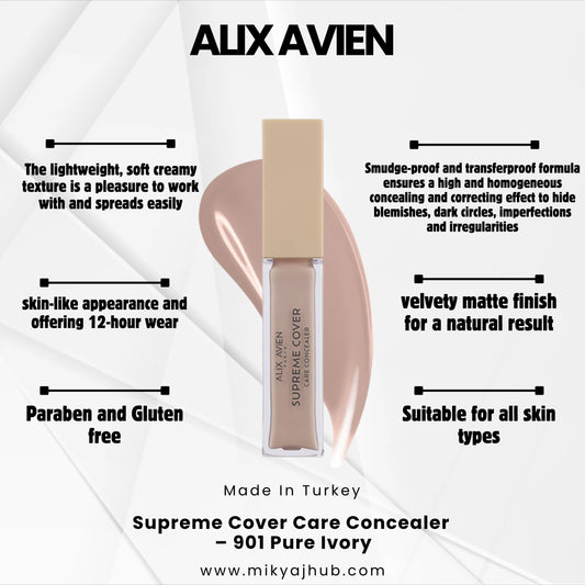 Alix Avien Supreme Cover Care Concealer – 901 Pure Ivory