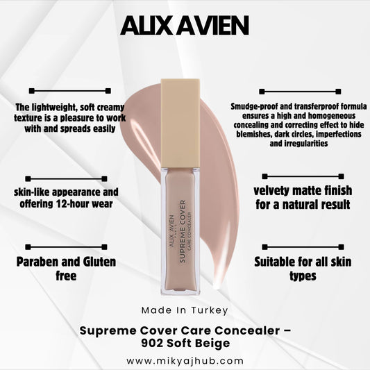 Alix Avien Supreme Cover Care Concealer – 902 Soft Beige