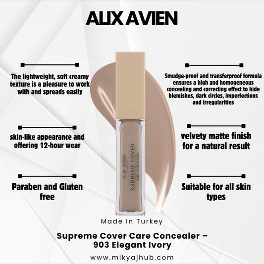 Alix Avien Supreme Cover Care Concealer – 903 Elegant Ivory