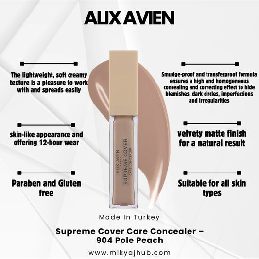 Alix Avien Supreme Cover Care Concealer – 904 Pole Peach