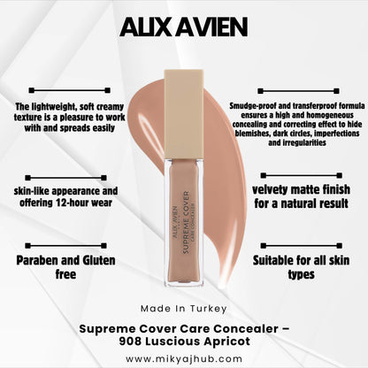 Alix Avien Supreme Cover Care Concealer – 908 Luscious Apricot