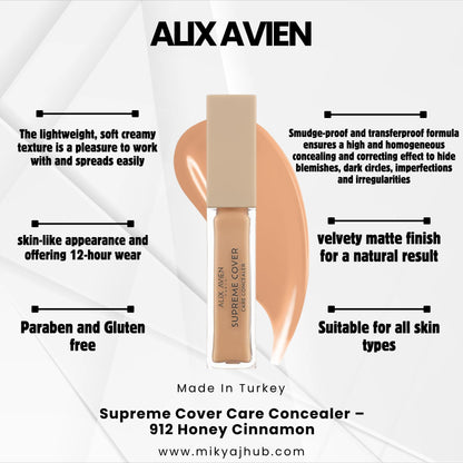 Alix Avien Supreme Cover Care Concealer – 912 Honey Cinnamon