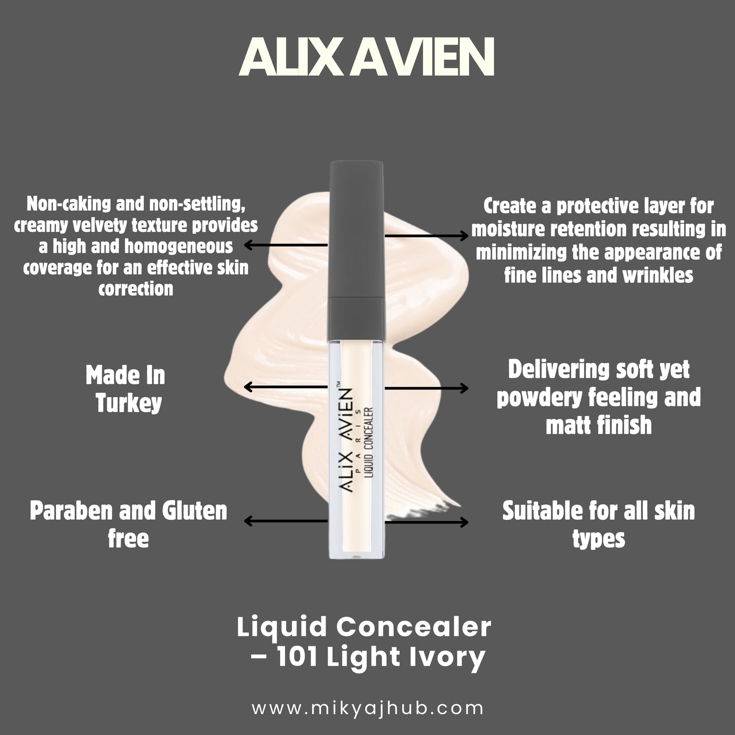 101 Light Ivory - Liquid Concealer