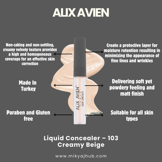 103 Creamy Beige - Liquid Concealer