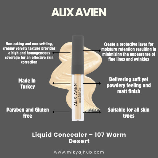 107 Warm Desert - liquid concealer