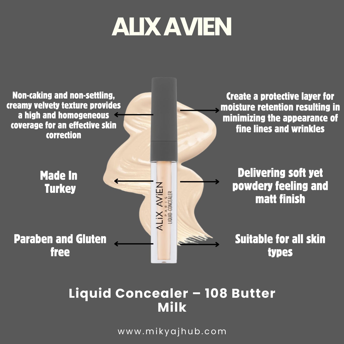 108 Butter Milk - liquid concealer