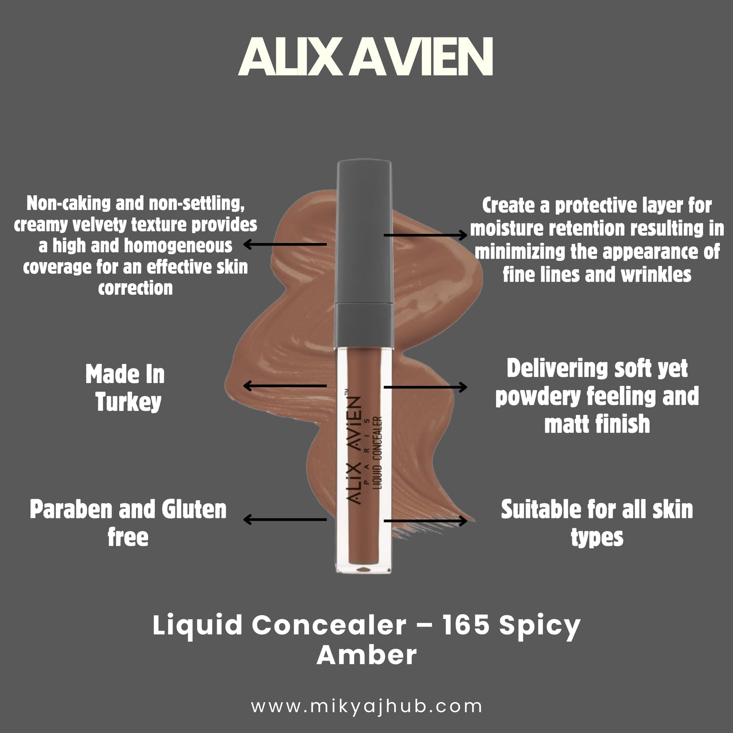 165 Spicy Amber - Liquid Concealer