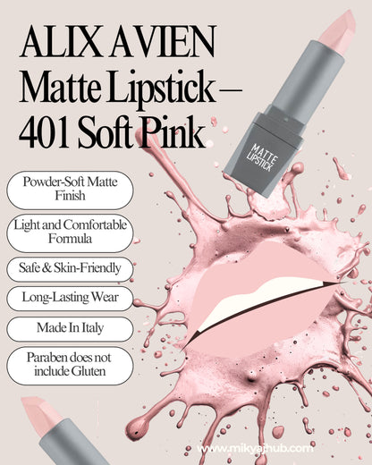Matte Lipstick – 401 Soft Pink