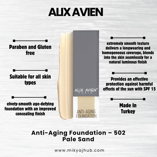 ALIX AVIEN ANTI-AGING FOUNDATION AF502 - PALE SAND