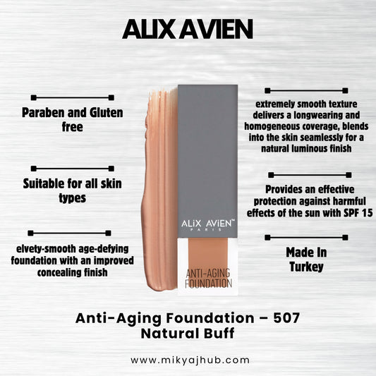 ALIX AVIEN ANTI-AGING FOUNDATION AF507 - NATURAL BUFF