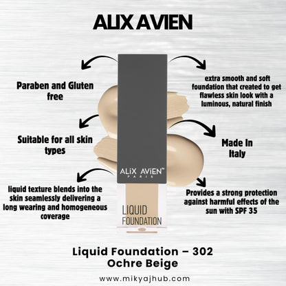 ALIX AVIEN LIQUID FOUNDATION LF302