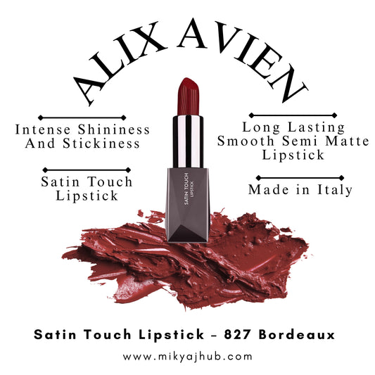 Alix Avien Satin Touch Lipstick – 827 Bordeaux