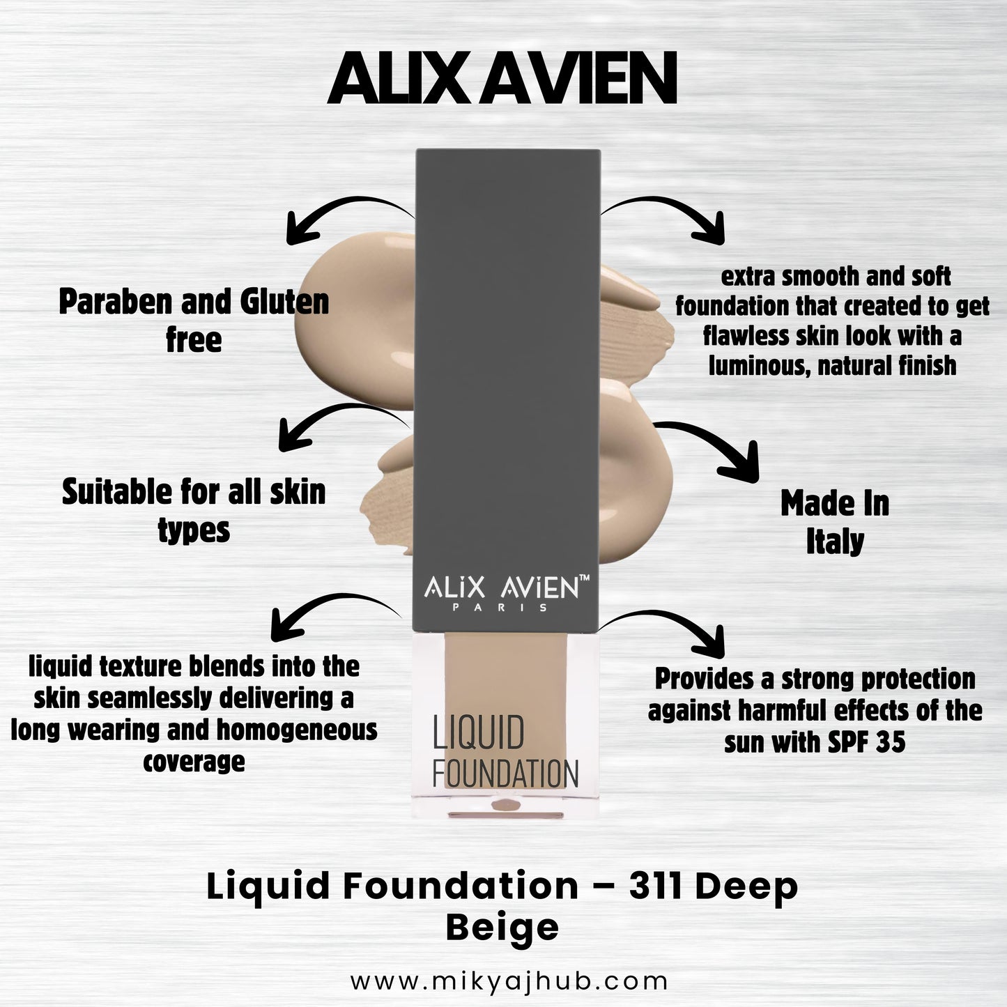 ALIX AVIEN LIQUID FOUNDATION LF311